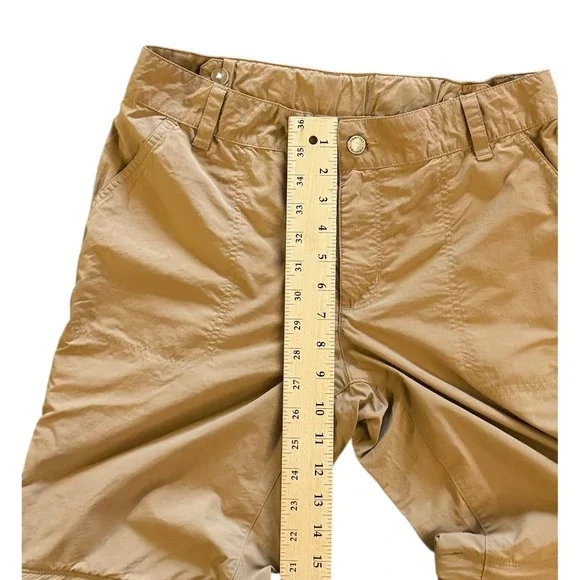 Columbia Womens Convertible Hiking Pants Tan Sz 8 Regular Omni-Shade Active Fit - Picture 6 of 11